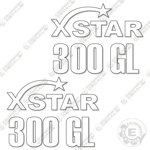 Fits Xstar 300Gl Trailer Decal Kit 1