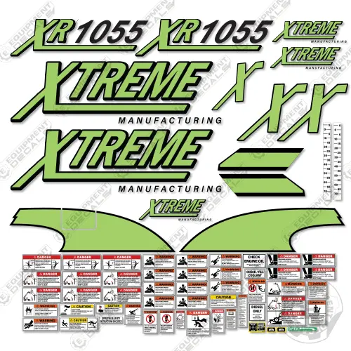 Fits Xtreme Xr1055 Decal Kit Telehandler 1