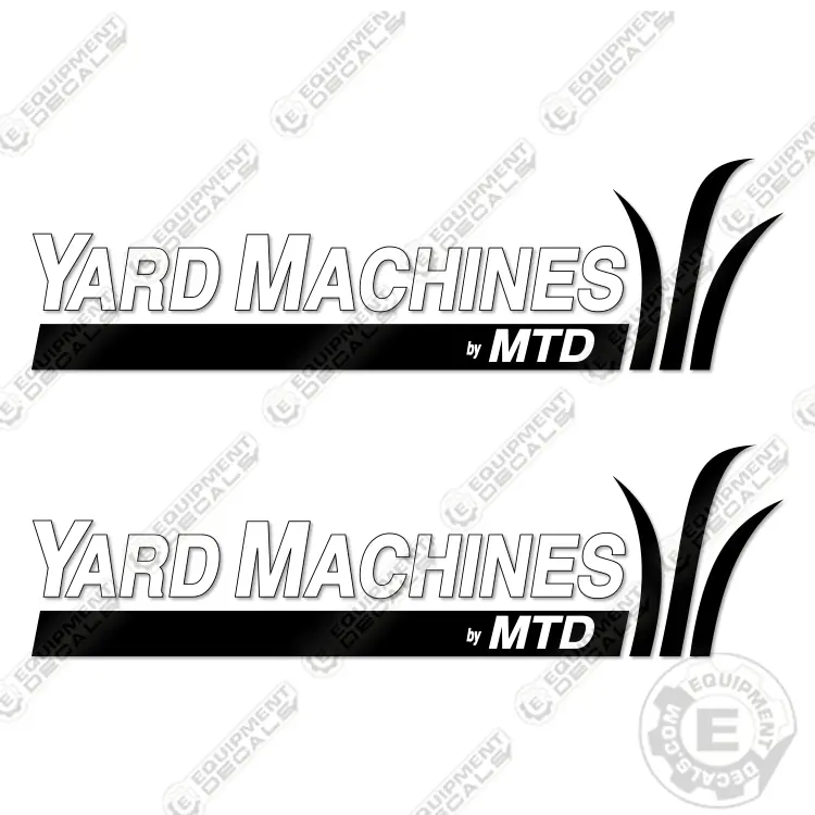 Yard Machines Decal Kit Riding Mower 24" Logos 1