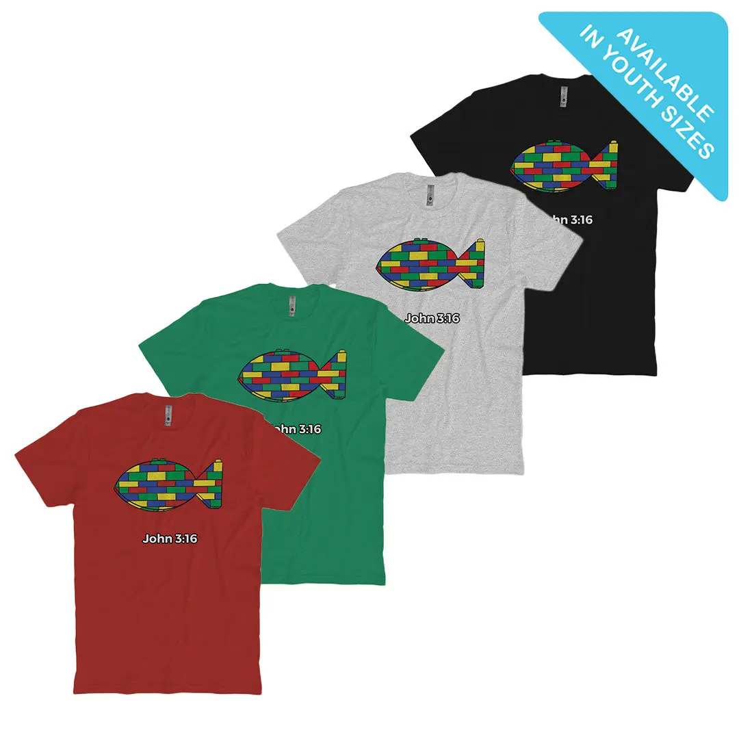 John 3:16 (Fish) T-Shirt 1