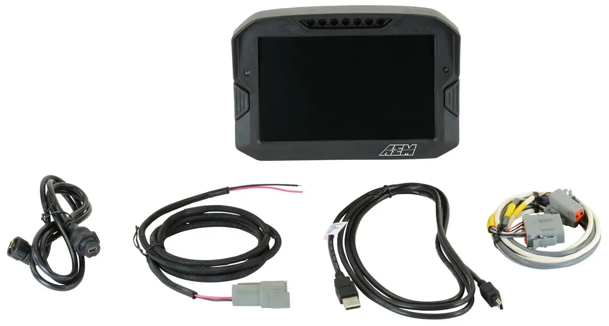 Aem Cd-7 Digital Racing Dash – 7" Full-Color Display With Data Logging 30-5701 1
