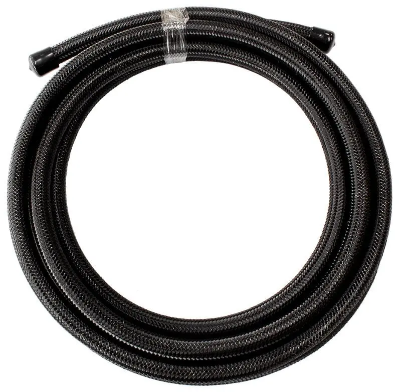 Earl'S Af100-16-15Mblk -16An Black Stainless Braided Hose (15") 1