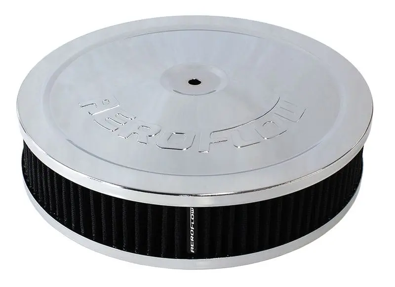 Chrome Af2851-1110 Air Filter Assembly With Polished Housing And Reusable Element 1