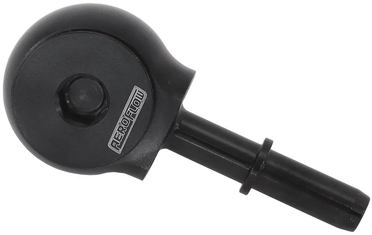 Low-Profile 90° -8Orb To Efi Push-On Fitting With 3/8" Barb (Af969-06-08Blk) 1