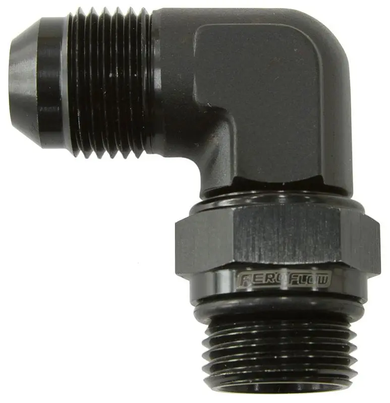 90-Degree Orb Swivel Adapter: -6An Male Flare To -6An Orb – Af949-06Blk 1