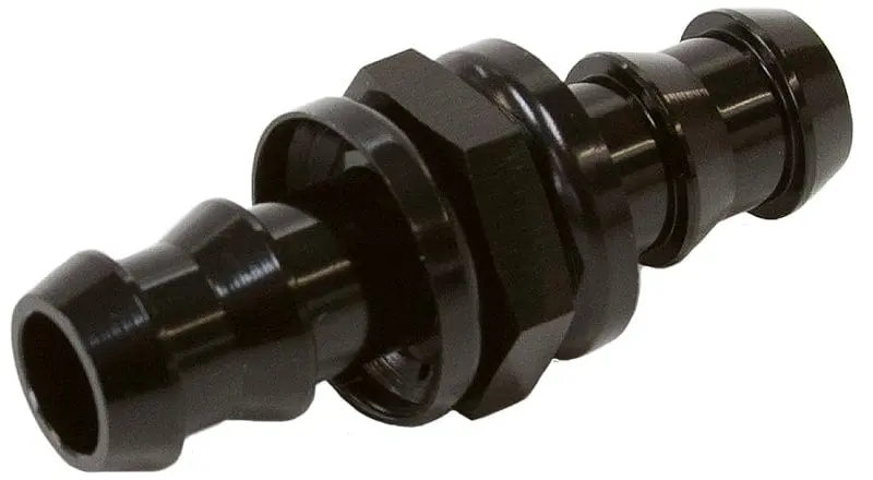Push-Loc Male-To-Male Barb Adapter – -8 An To -8 An Black Finish Af410-08Blk 1