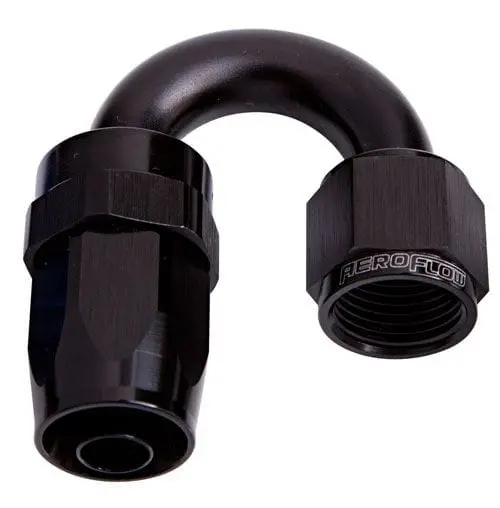 Earl'S Af106-04Blk 180° Swivel Hose End –4An Black Anodized 1
