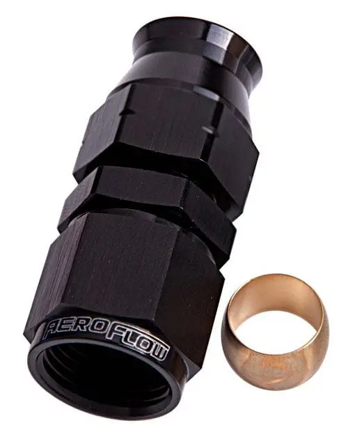 Af109-05Blk 5/16" Tube-To--6An Female Swivel Adapter 1