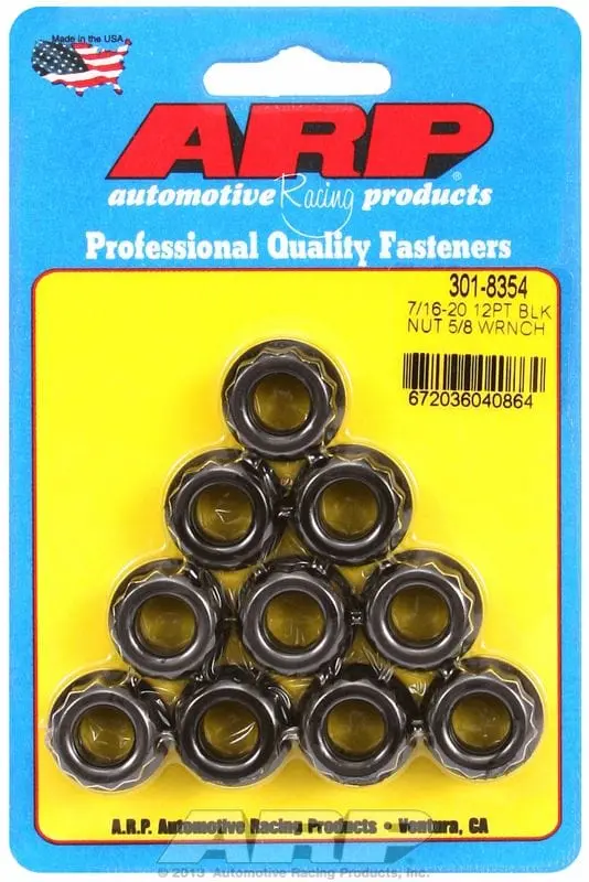 Ar301-8354 12-Point Chrome Moly Black Oxide Nut 1