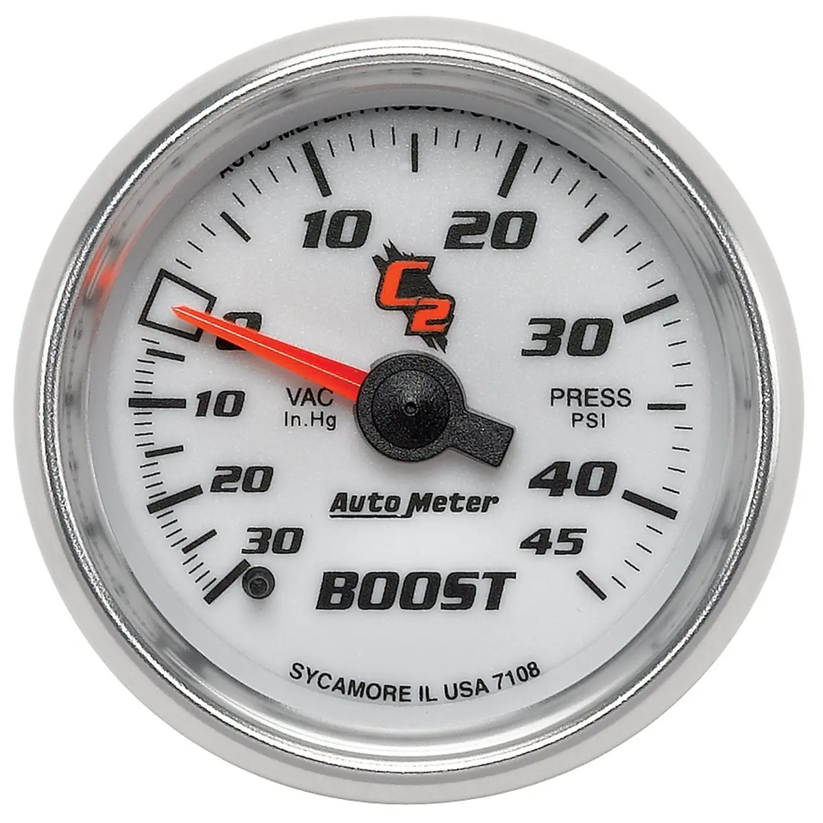 Autometer Au7108 C2 Series Boost And Vacuum Pressure Gauge 1