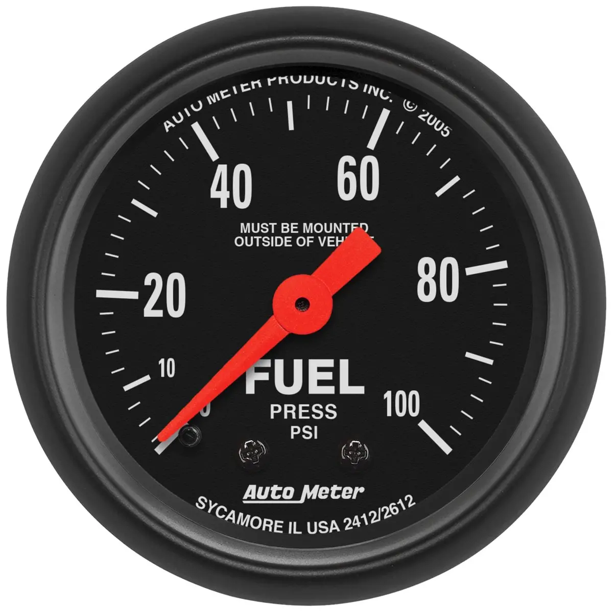 Autometer Z-Series Analog Performance Gauge – 2612 2-1/16" Dial 1