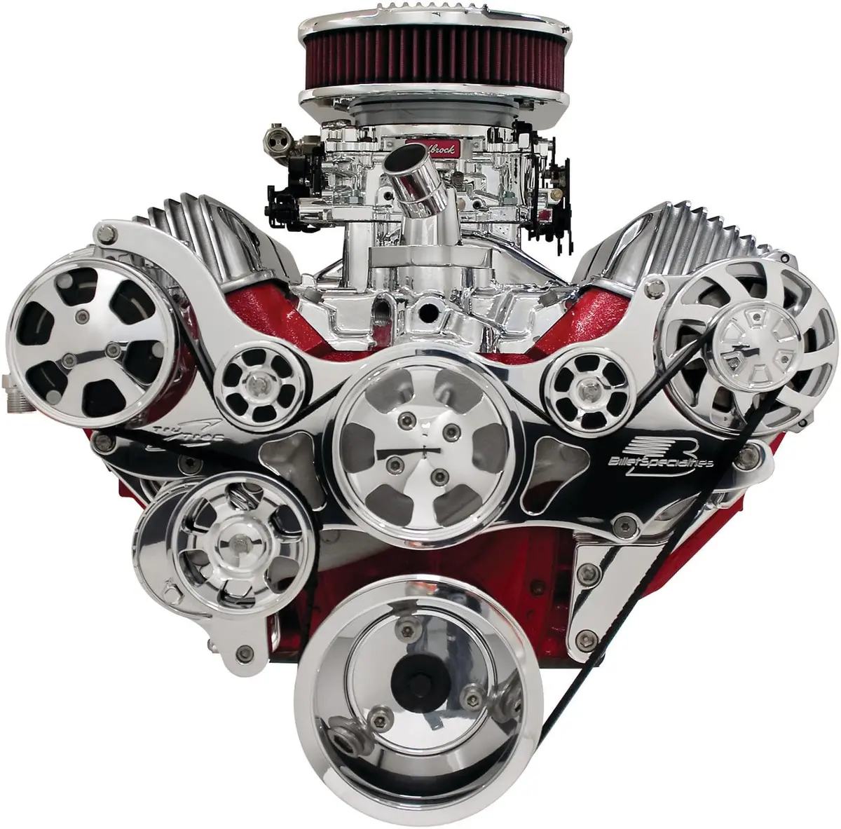 Billet Specialties Serpentine Accessory Drive System – Aluminum Bracket Kit 14420A 1
