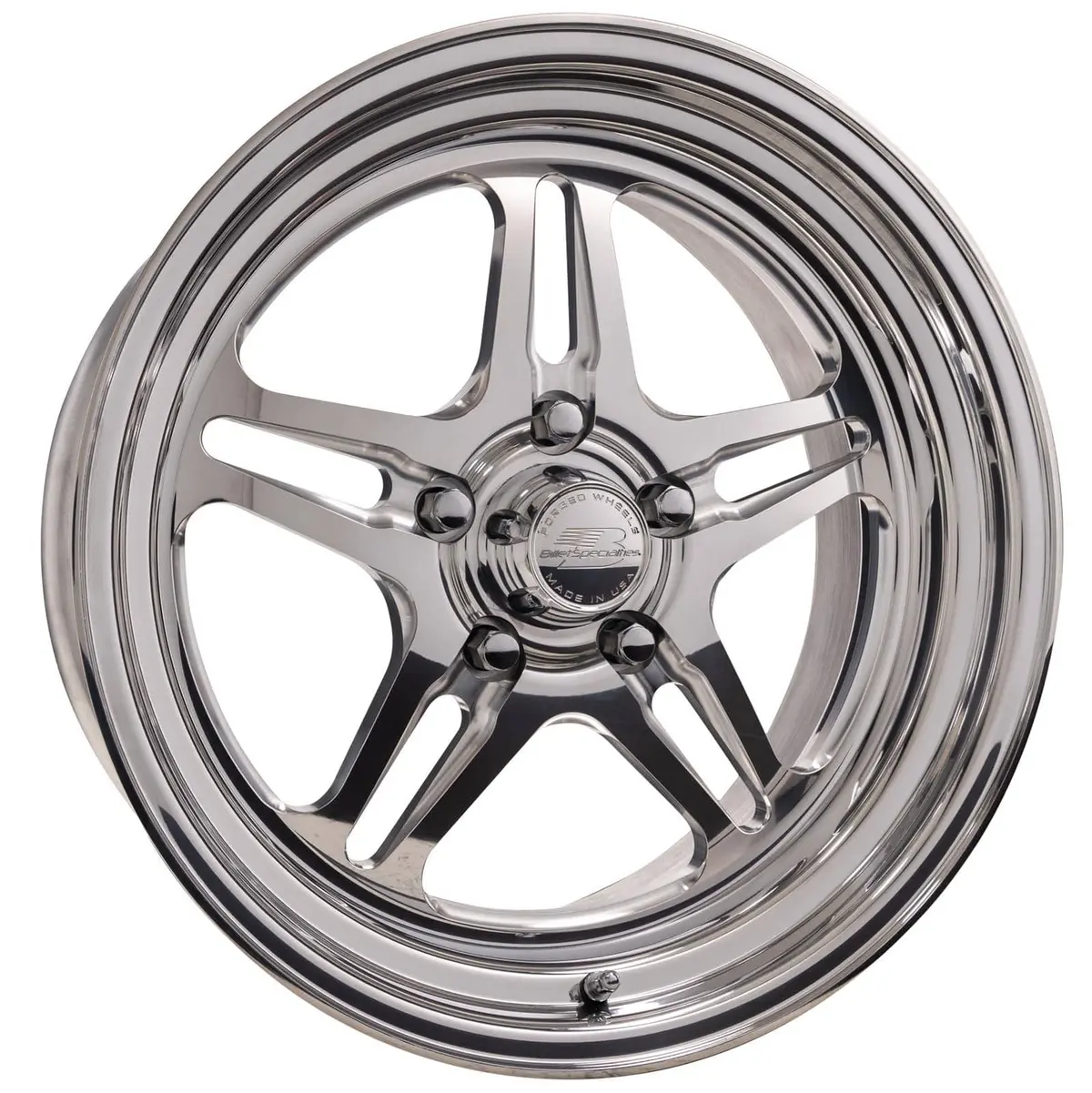 Billet Specialties Amc45 Series Forged Wheel – 15" X 6", 5X4.75, Gloss Black (Amc45780R6550) 1
