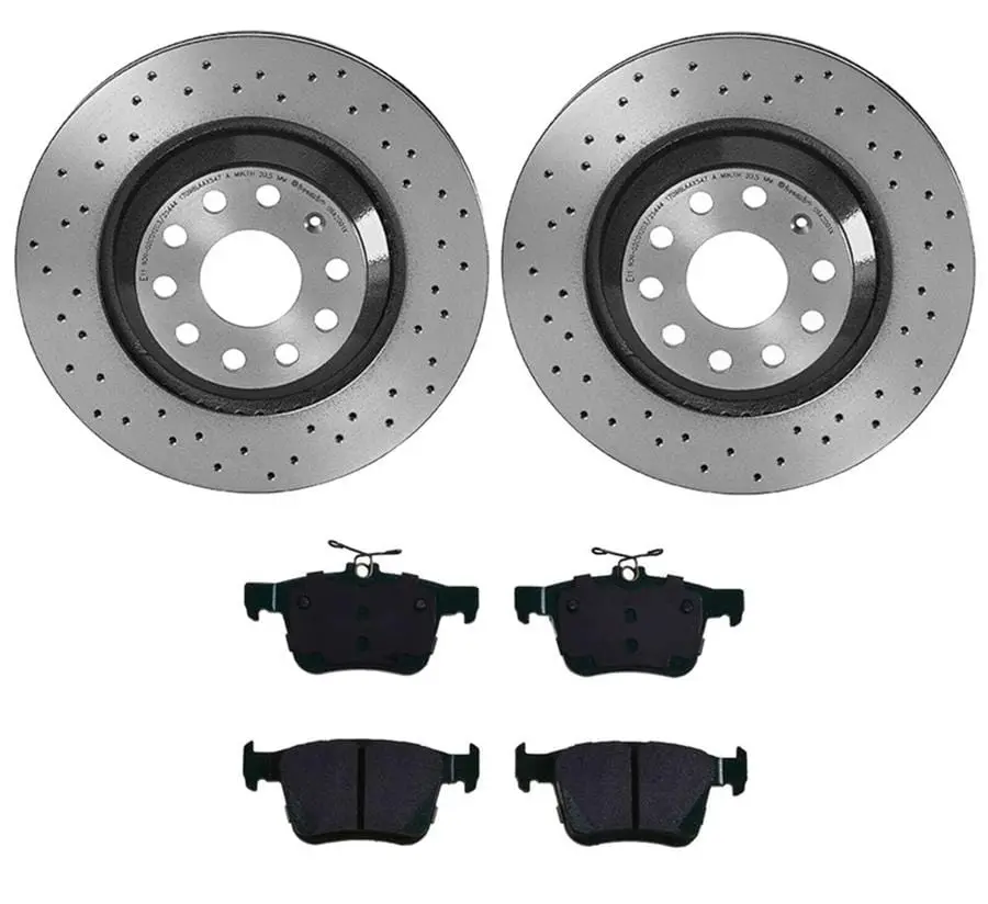 Brembo Ktx Series Brake Pad & Rotor Combo – Premium Performance Disc Brake Kit 1