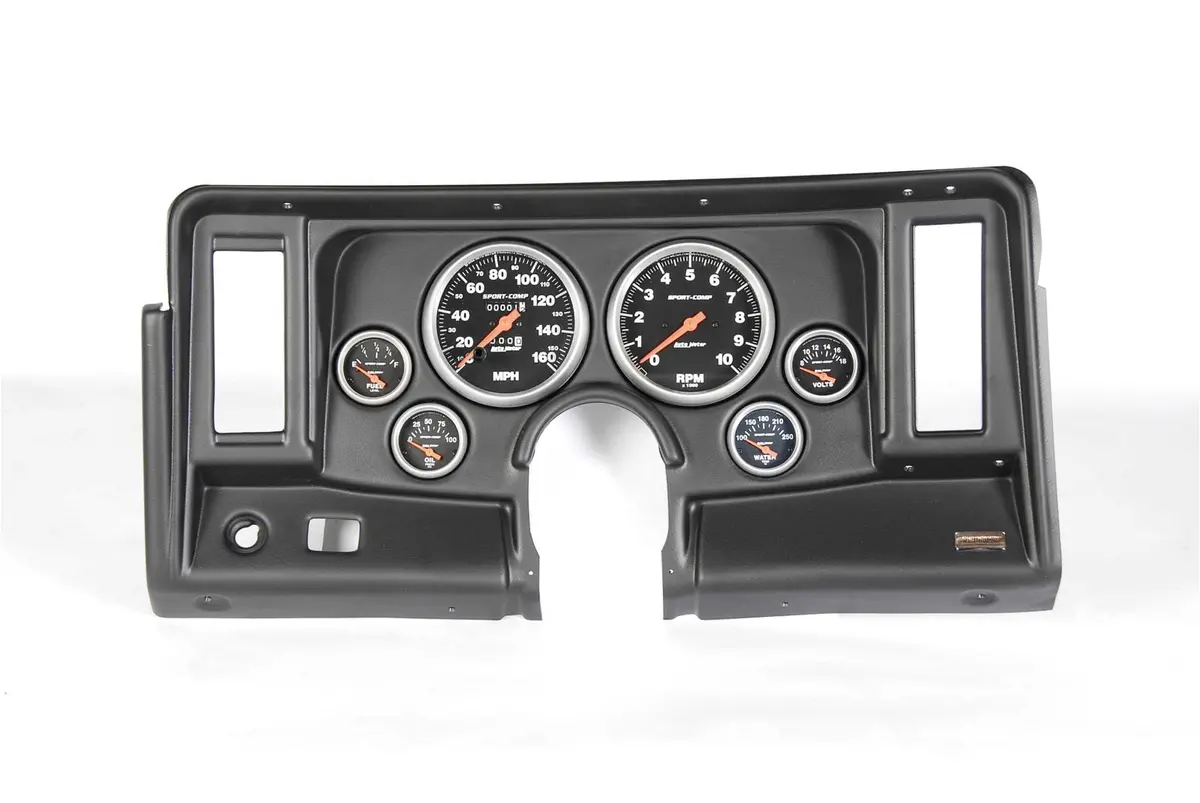 Classic Thunder Road Instrument Panel – Custom Dash With Integrated Autometer Gauges For Muscle Cars 2