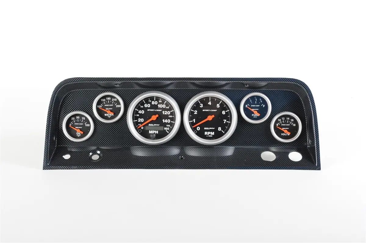 Classic Thunder Road 107641113 Dash Panel With Autometer Gauges 1