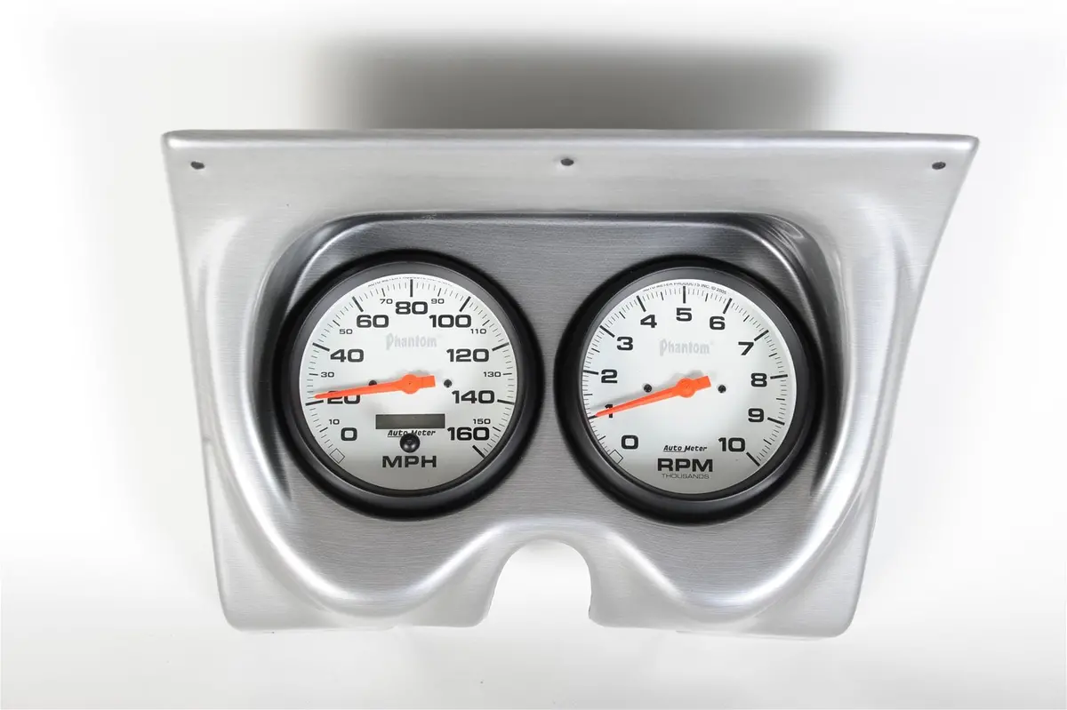 Classic Thunder Road Instrument Cluster With Autometer Gauges (Model 410670472) 1