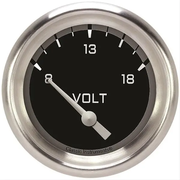 Classic Instruments Ax230Gapf Auto Cross Gray Analog Gauge Set 1
