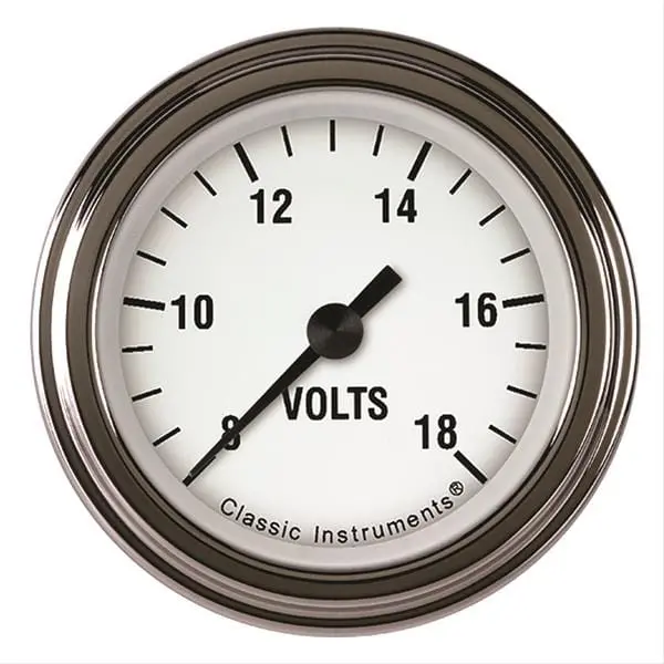 Classic Instruments White Hot Series Analog Gauge – Wh130Slf Illuminated Display 1