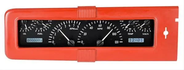 Dakota Digital Vhx-40C-S-B Analog Gauge System – Direct-Fit Classic Dash 1