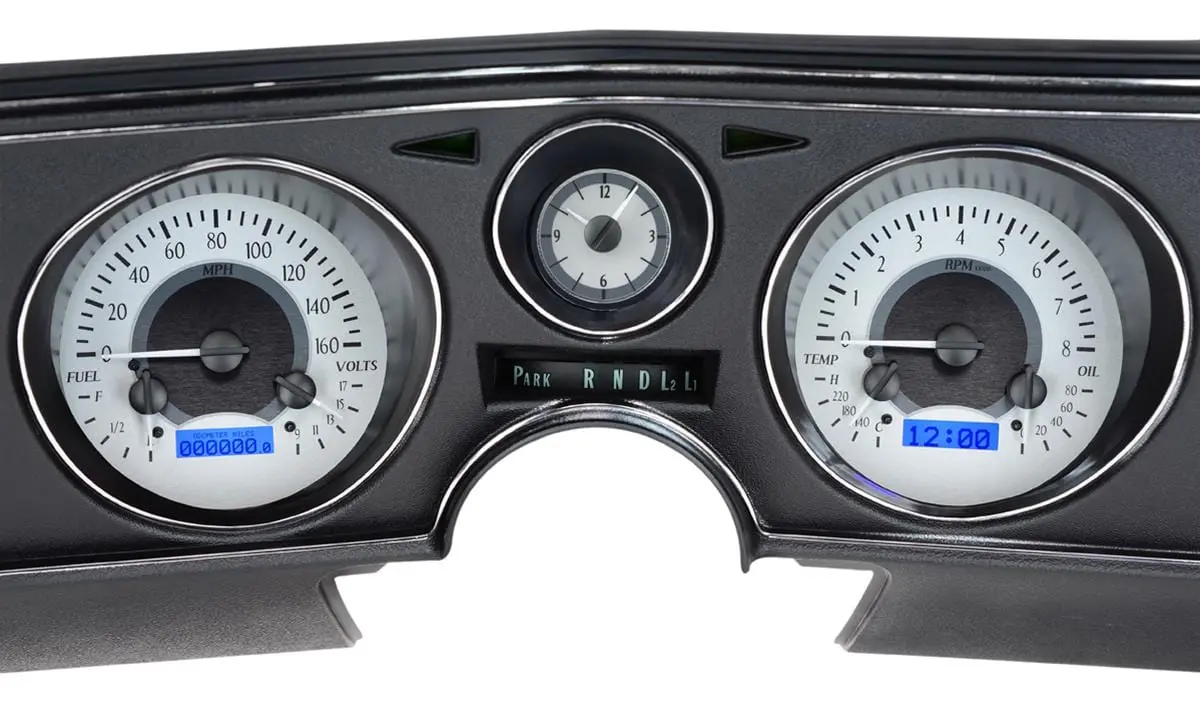Dakota Digital Vhx-69C-Cva-S-B Direct-Fit Analog Gauge Cluster 1