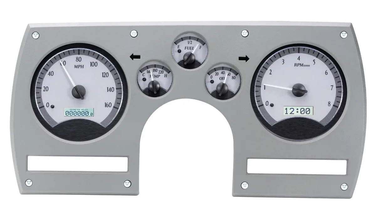 Dakota Digital Vhx-82C-Cam-S-W Direct-Fit Analog Gauge System For Camaros 1