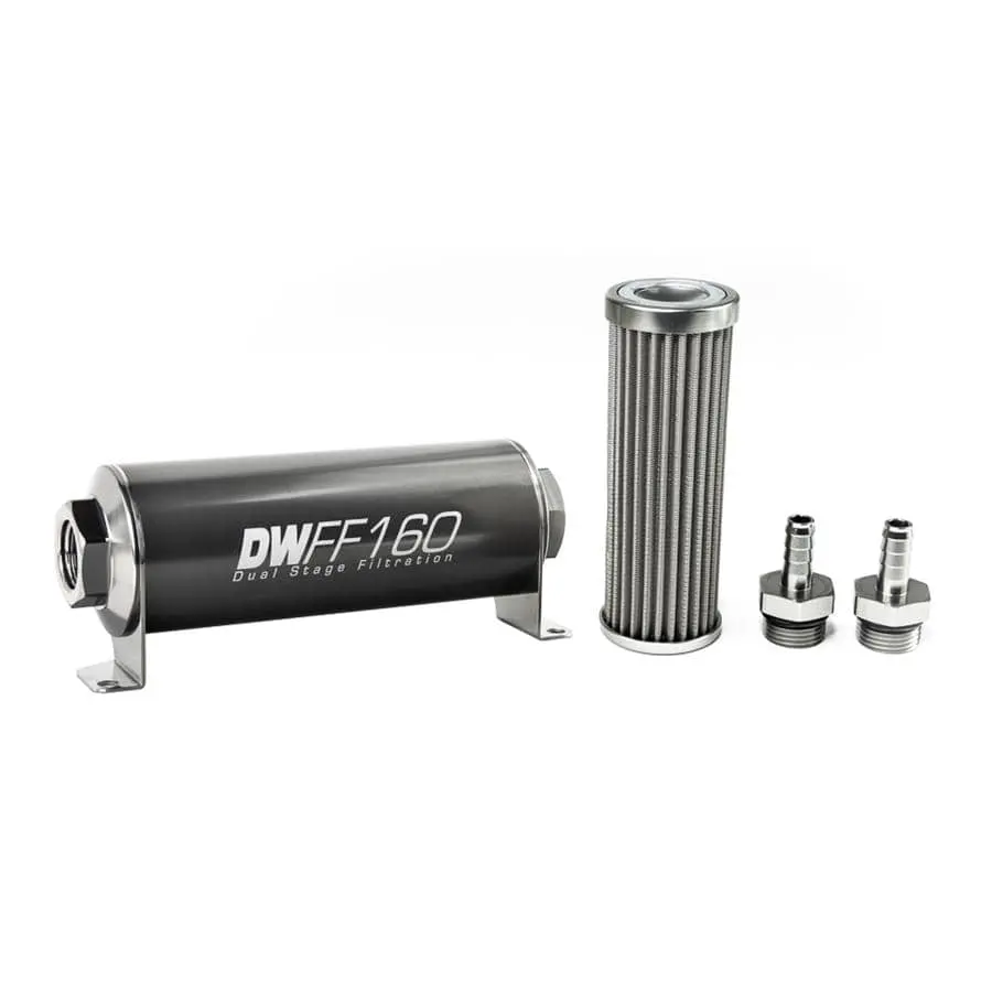 Deatschwerks Inline Fuel Filter – 8-03-160-100K-38 High-Flow 10-Micron Element 1