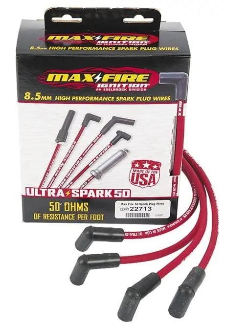 Edelbrock Ultra-Spark 50 Spark Plug Wire Set – Low-Resistance, 8-Cylinder 1