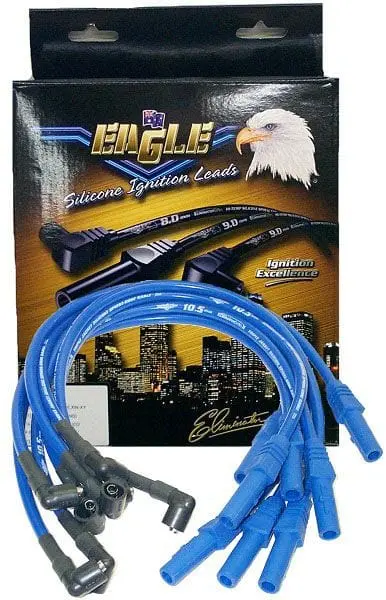 8Mm Heavy-Duty Performance Spark Plug Wire Set – Blue, El8810Hd 1