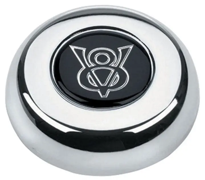 Chrome Horn Button – Classic Steering Wheel Accent Gr5682 1