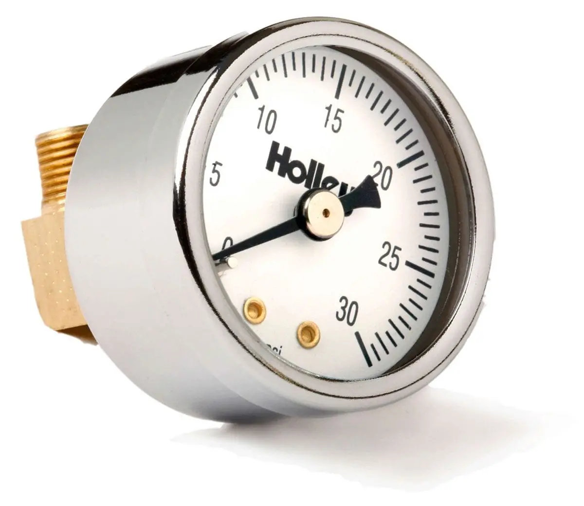 Holley Mechanical Fuel Pressure Gauge – 0–100 Psi, Brass Movement – Ho26-502 1