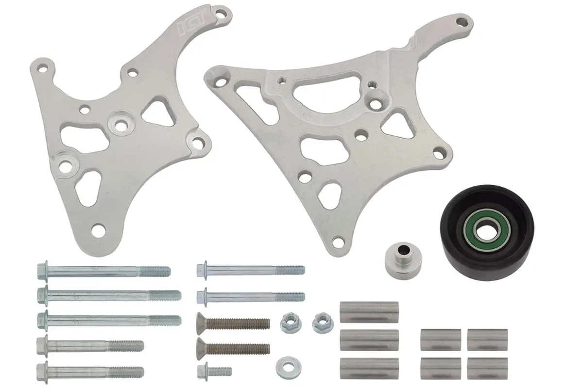 Ict Billet Dual-Mount Bracket Kit: Alternator & Power Steering – 551577-3 1