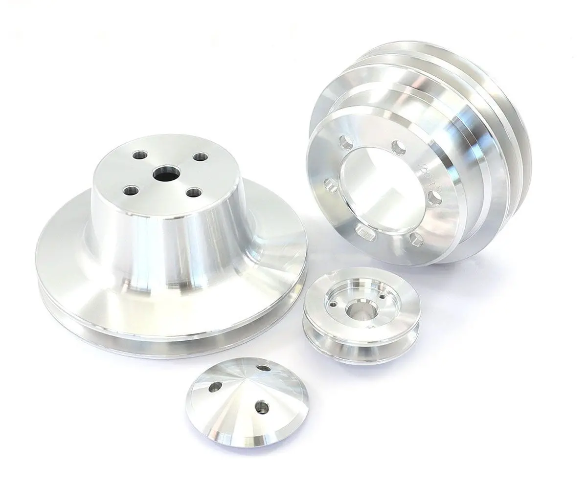 March Performance Dual-Groove V-Belt Pulley Set – Ls Engine Compatible 1