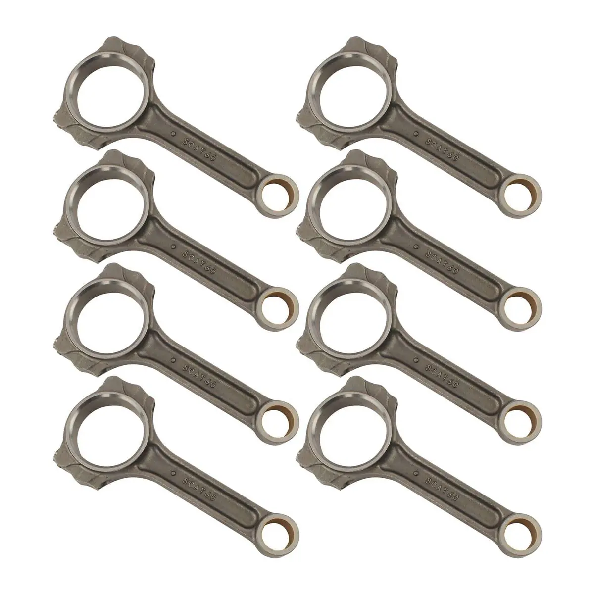 Scat Pro Comp I-Beam Connecting Rods – 6000 Series, 7/16" Big End (2-Icr6000-7/16) 1