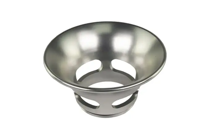 Bov Bubba 4.0-Inch Silver Trumpet Exhaust Horn 1