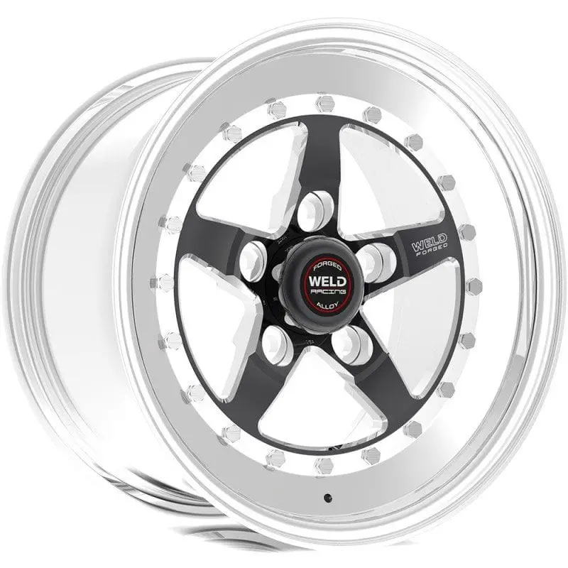 Weld Star Rt Black Center Racing Wheel – 17X9, 5X4.75, 5.5" Backspace (We791B-55274) 1