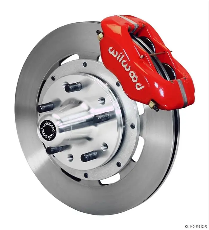 Wilwood Forged Dynalite Big Brake Front Kit – 14" Rotor, 6-Piston Calipers 140-11812-R 1