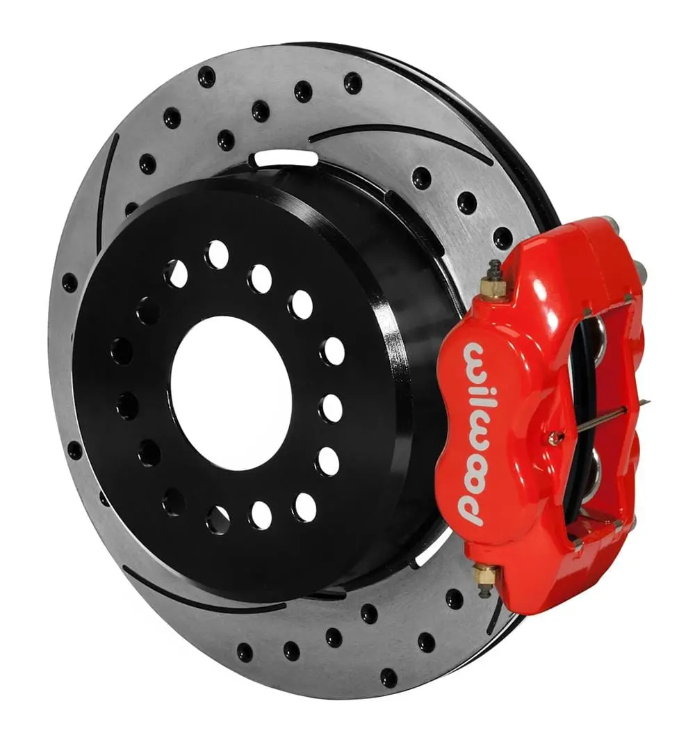 Wilwood Forged Dynalite Rear Parking Brake Kit – Dual-Piston, Drilled & Slotted (140-10094-Dr) 1