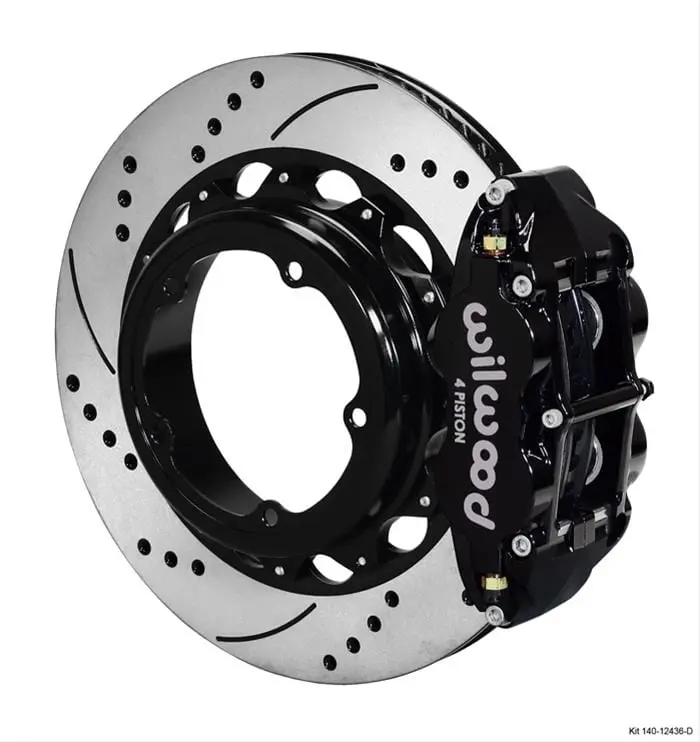 Wilwood 140-12436-D Forged Narrow Superlite 4R Rear Big Brake Kit With Parking Brake 1